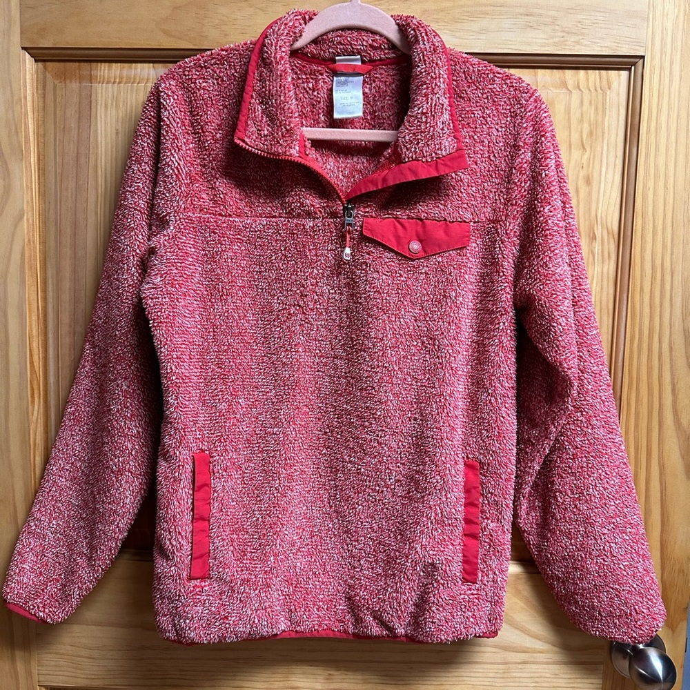 Cinch fleece pullover